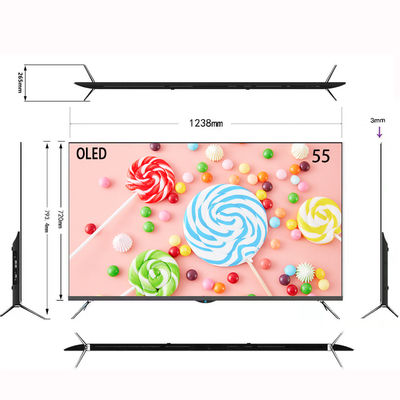 Frameless OEM 2K 4K Ultra HD FHD LED OLED Android Smart TV  43 50 55 65 75 85 Inches Smart TV With WiFi